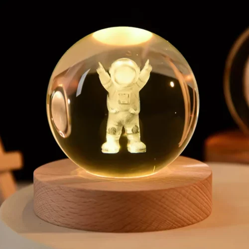 3D Crystal Ball LED Night Light
