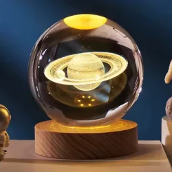 3D Crystal Ball LED Night Light