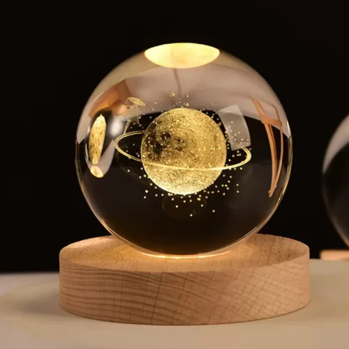 3D Crystal Ball LED Night Light