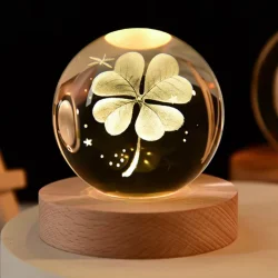3D Crystal Ball LED Night Light