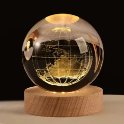 3D Crystal Ball LED Night Light