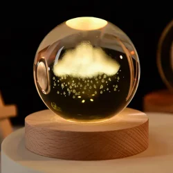 3D Crystal Ball LED Night Light