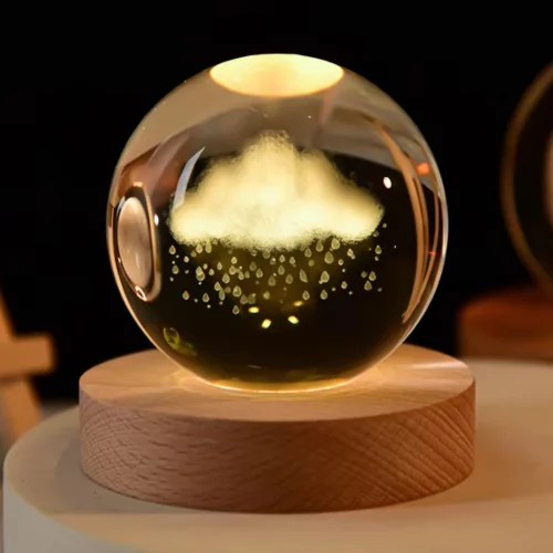 3D Crystal Ball LED Night Light
