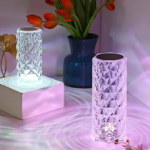 Crystal Acrylic Shiny Light Table Lamp