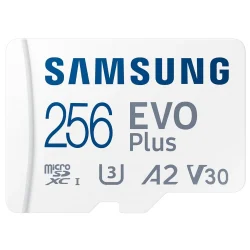 SAMSUNG EVO Plus 256GB Micro SDXC SD Card