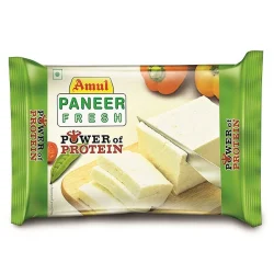 Amul Fresh Paneer Block Pouch, 200 g