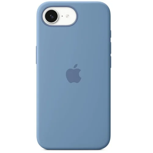 Apple iPhone 16e Silicone Case – Winter Blue