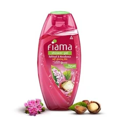 Fiama Body Wash Shower Gel Patchouli & Macadamia, 250ml, Body Wash for Women & Men with Skin Conditioners For Soft, Glowing Skin, Suitable for All Skin Types