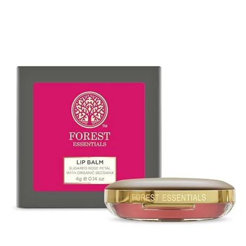 Forest Essentials Luscious Lip Balm Sugared Rose Petal 4g