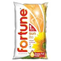 Fortune Sunlite Refined Sunflower Oil, 1L