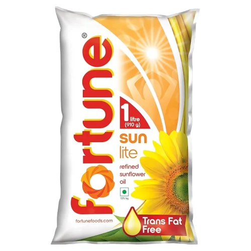 Fortune Sunlite Refined Sunflower Oil, 1L