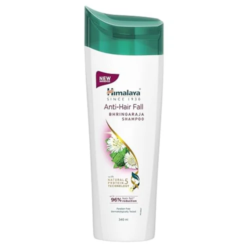 Himalaya Anti-Hair Fall Bhringaraja Shampoo, Reduces Hair Fall, Makes Hair Healthy, With Bhringaraja & Palasha,for men and women 340ml
