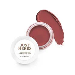 Just Herbs Ayurvedic, Natural Lip & Cheek Tint, Blush For Women- SLS, Chemical & Paraben Free
