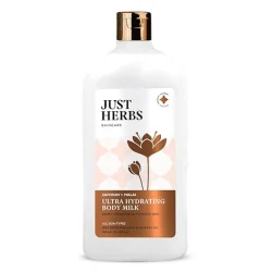 Just Herbs Saffron + Malai Nourishing Body Milk Moisturizer for Men & Women
