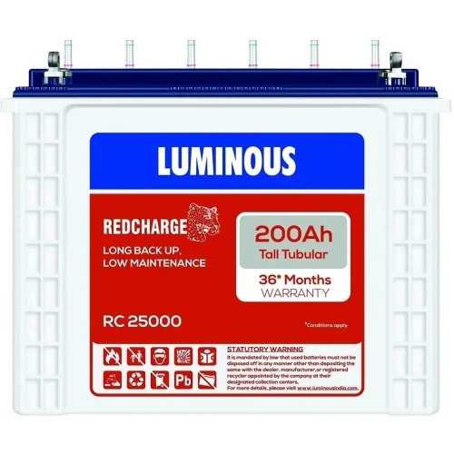 Luminous Tall Tubular Battery 200Ah