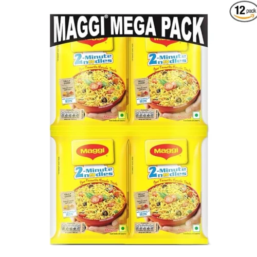 MAGGI 2-Minute Instant Noodles,Masala Noodles With Goodness Of Iron,Made With Choicest Quality Spices,Favourite Masala Taste,70G