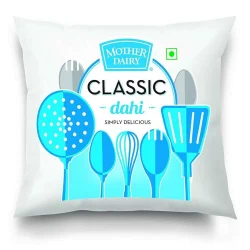 Mother Dairy Classic Curd Polypack Pouch, 400 g