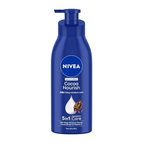 NIVEA Cocoa Nourish 400ml Body Lotion with Deep Moisture Serum