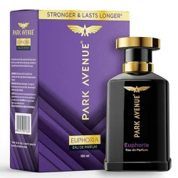 Park Avenue Euphoria, Eau De Parfum Men, 100ml, Long Lasting Perfume for Men Premium Luxury Fragrance Scent Aromatic Blend of Amber & Musk Suitable for Every Occasion
