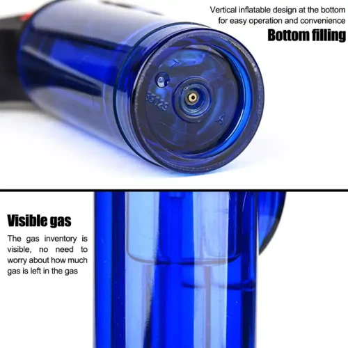 Refillable Jet Flame Blow Torch Lighter - Image 4