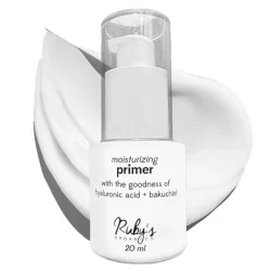 Ruby's Organics Primer for Face Makeup- Infused with Hyaluronic Acid and Bakuchiol, Moisturizing, Hydrating, Non-Greasy, Lightweight, Minimise Pores and Fine Lines, All Skin Type, Vegan - 20ml