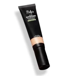 Ruby's Organics Tinted Mineral Sunscreen with SPF 40, Universal Tint, No white cast, 100% Mineral UVA+UVB Filters, Water-resistant, Sensitive skin safe, No synthetic chemicals, Natural & Vegan, all Skin-tones - 40ml