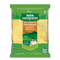 Tata Sampann 100% Chana Dal Fine Besan, Gram Flour, 1 Kg