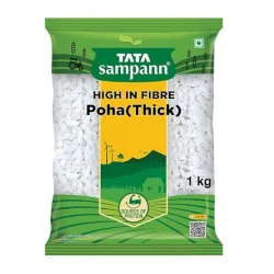 Tata Sampann, High in Fibre Poha(Thick), 1kg