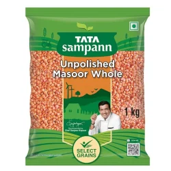 Tata Sampann Masoor Dal, Whole, 1kg