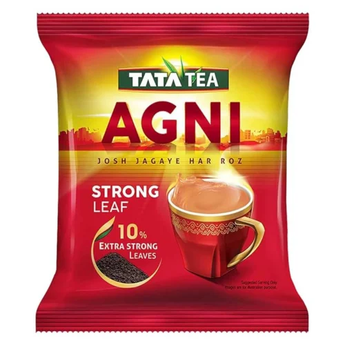 Tata Tea Agni  Strong chai With 10% Extra Strong Leaves  Black Tea 250g